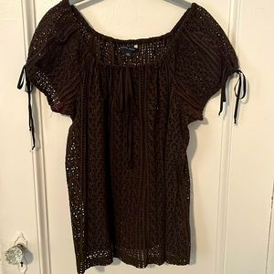 Pretty, Vintage Banana Republic Eyelet Top